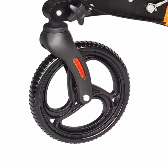 Lightweight Folding Mobility Walker Portable Aluminum Walking Aid Elderly Rollator