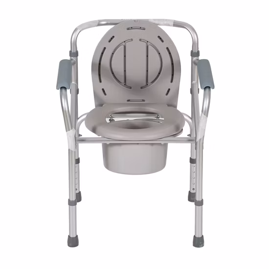 Medical Products Manual Patients Transfer Chair with Wheels Medical Shift Machine with Commode Toilet for Disabled Elderly