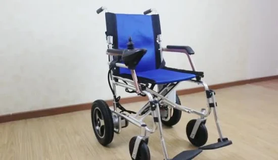 Sedia a rotelle elettrica pieghevole di alta qualità per adulti e anziani