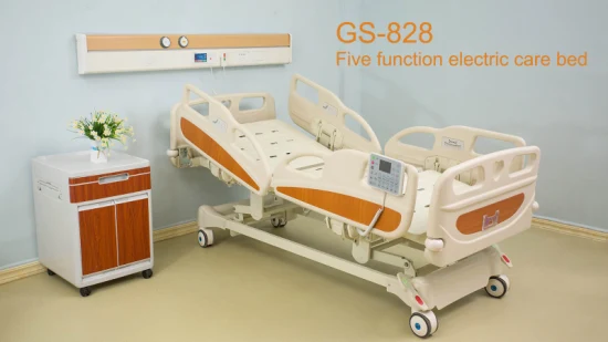 GS-828 Letto ospedaliero elettrico a tre funzioni per mobili ospedalieri per clinica medica